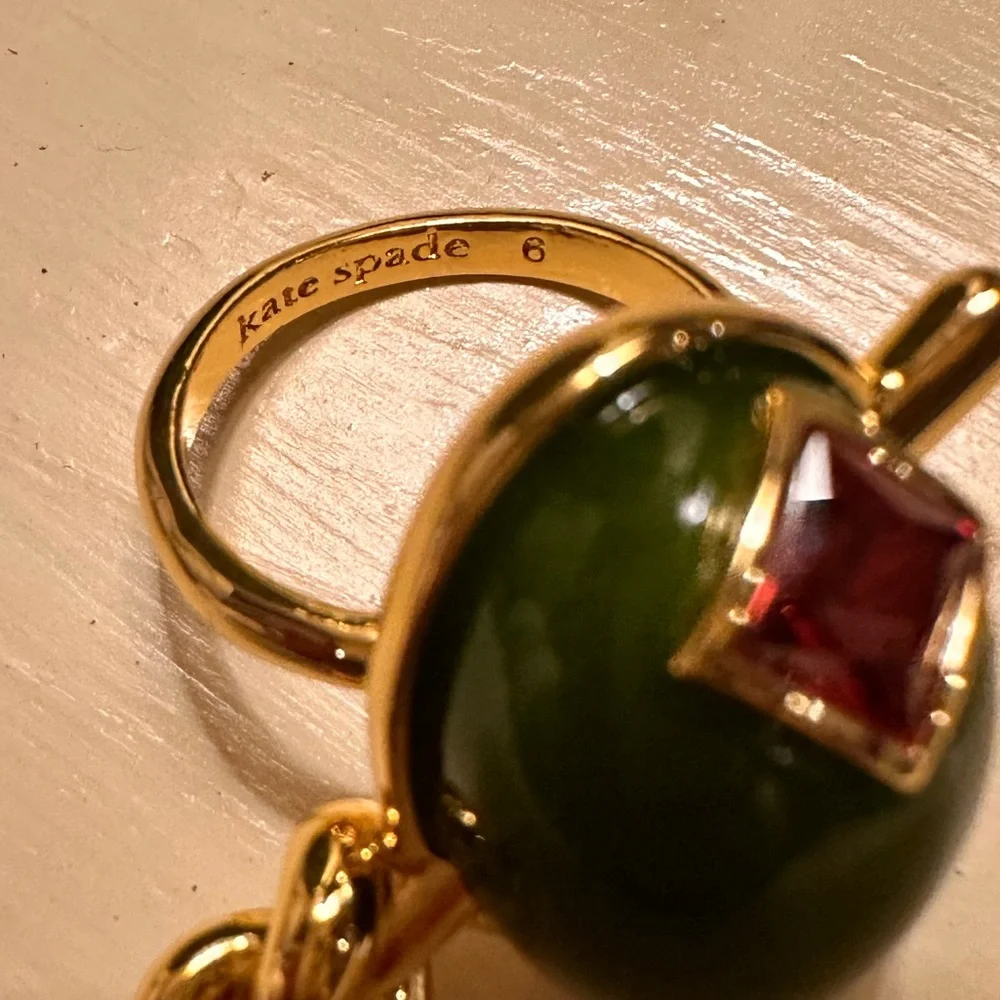 $148‎ Kate Spade Shaken Or Stirred Statement Ring, Size 6 NWT